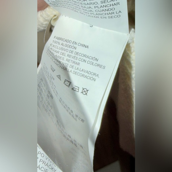 Nautica Men's Cream Cardigan with Red and Blue Trim - Picture 7 of 7